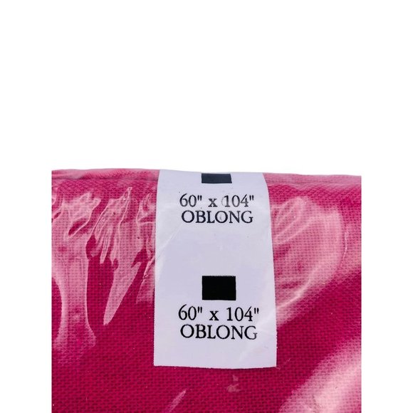 Lyric Hemstitch Berry Cotton Enhanced 60" x 104" Oblong Tablecloth - Picture 7 of 7